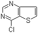 结构式 CAS# 16269-66-2, 4-氯噻吩并[3,2-d]嘧啶