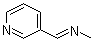 N-Methyl-N-(3-pyridylmethylene)amine molecular structure (CAS 16273-54-4)