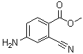 结构式 CAS# 1628431-65-1, 4-氨基-2-氰基苯甲酸甲酯