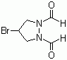 4-Bromo-1,2-pyrazolidinedicarboxaldehyde molecular structure (CAS 162887-23-2)