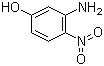3-Amino-4-nitrophenol molecular structure (CAS 16292-90-3)