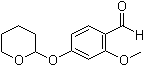 2-Methoxy-4-(tetrahydropyran-2-yloxy)benzaldehyde molecular structure (CAS 163041-68-7)