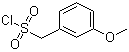 3-Methoxybenzenemethanesulfonyl chloride molecular structure (CAS 163295-76-9)