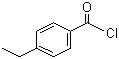 structure of CAS# 16331-45-6, 4-Ethylbenzoyl chloride;4-Ethylbenzene-1-carbonyl chloride
