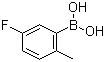 5-Fluoro-2-methylphenylboronic acid molecular structure (CAS 163517-62-2)