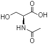 structure of CAS# 16354-58-8, N-Acetyl-L-serine;N-Acetylserine