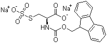 Fmoc-S-sulfo-L-cysteine disodium salt molecular structure (CAS 163558-30-3)