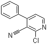 2-Chloro-6-phenylnicotinonitrile molecular structure (CAS 163563-64-2)