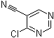 4-氯-5-氰基嘧啶分子结构 (CAS 16357-68-9)