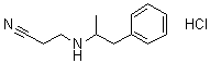 Fenproporex hydrochloride molecular structure (CAS 16359-54-9)