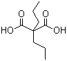 structure of CAS# 1636-27-7, 2,2-Dipropylmalonic acid