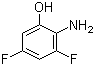 2-Amino-3,5-difluorophenol molecular structure (CAS 163733-98-0)
