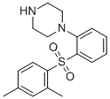structure of CAS# 1639263-80-1, Vortioxetine Impurity 25;1-[2-(2,4-Dimethylphenyl)sulfonylphenyl]piperazine