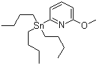 结构式 CAS# 164014-94-2, 6-甲氧基-2-(三丁基锡烷基)吡啶