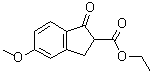 Ethyl 5-methoxy-1-oxoindane-2-carboxylate molecular structure (CAS 16425-82-4)