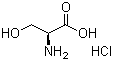 L-Serine hydrochloride molecular structure (CAS 16428-75-4)