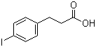 3-(4-Iodophenyl)propanoic acid molecular structure (CAS 1643-29-4)