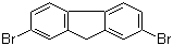 2,7-Dibromofluorene molecular structure (CAS 16433-88-8)