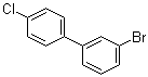 3-Bromo-4'-chloro-1,1'-biphenyl molecular structure (CAS 164334-69-4)