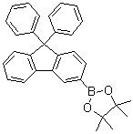 结构式 CAS# 1644466-71-6, 2-(9,9-二苯基-9H-芴-3-基)-4,4,5,5-四甲基-1,3,2-二氧硼杂环戊烷