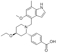 结构式 CAS# 1644670-37-0, 伊帕替康