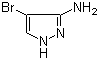 3-Amino-4-bromopyrazole molecular structure (CAS 16461-94-2)
