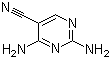 结构式 CAS# 16462-27-4, 2,4-二氨基嘧啶-5-甲腈