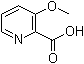 3-Methoxy-2-pyridinecarboxylic acid molecular structure (CAS 16478-52-7)