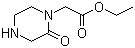 结构式 CAS# 164784-87-6, 2-氧代哌嗪-1-乙酸乙酯