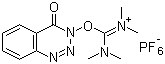 2-(3,4-Dihydro-4-oxo-1,2,3-benzotriazin-3-yl)-N,N,N',N '-tetramethyluronium hexafluorophosphate molecular structure (CAS 164861-52-3)