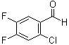 structure of CAS# 165047-23-4, 2-Chloro-4,5-difluorobenzaldehyde