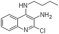 N4-Butyl-2-chloro-3,4-quinolinediamine molecular structure (CAS 165120-40-1)