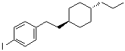 trans-1-Iodo-4-[2-(4-propylcyclohexyl)ethyl]benzene molecular structure (CAS 165181-11-3)