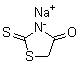 Sodium rhodanate molecular structure (CAS 16547-67-4)