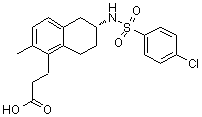 Terutroban molecular structure (CAS 165538-40-9)