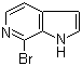 7-溴-1H-吡咯并[2,3-c]吡啶分子结构 (CAS 165669-35-2)