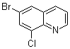 6-Bromo-8-chloroquinoline molecular structure (CAS 16567-13-8)
