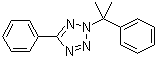 structure of CAS# 165670-57-5, 2-(1-Methyl-1-phenylethyl)-5-phenyl-2H-tetrazole;2-Cumyl-5-phenyltetrazole
