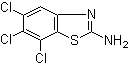5,6,7-Trichloro-2-benzothiazolamine molecular structure (CAS 16582-61-9)