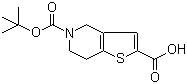 5-Boc-4,5,6,7-tetrahydrothieno[3,2-c]pyridine-2-carboxylic acid molecular structure (CAS 165947-48-8)