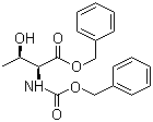 结构式 CAS# 16597-50-5, Cbz-L-苏氨酸苄酯; 苄氧羰基-L-苏氨酸苄酯