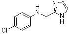 N-(1H-Imidazol-2-ylmethyl)-4-chloroaniline molecular structure (CAS 166096-16-8)