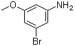 3-溴-5-甲氧基苯胺分子结构 (CAS 16618-68-1)