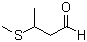 structure of CAS# 16630-52-7, 3-(Methylthio)butanal;3-(Methylthio)butyraldehyde