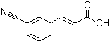 3-Cyanocinnamic acid molecular structure (CAS 16642-93-6)