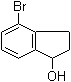 结构式 CAS# 16657-10-6, 4-溴茚满-1-醇