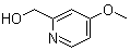 structure of CAS# 16665-38-6, 4-Methoxy-2-pyridinemethanol;2-(Hydroxymethyl)-4-methoxypyridine