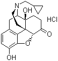 Naltrexone hydrochloride molecular structure (CAS 16676-29-2)