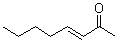 structure of CAS# 1669-44-9, 3-Octen-2-one;1-Hexenyl methyl ketone