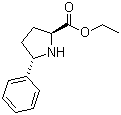 (2S,5S)-Ethyl 5-phenylpyrrolidine-2-carboxylate molecular structure (CAS 166941-66-8)
